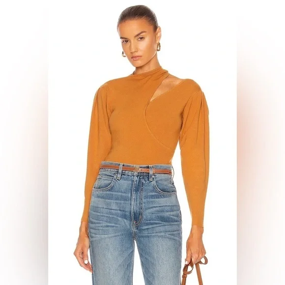 A.L.C. Addison Top in Cashew, Size S - Picture 1 of 10